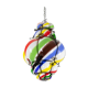 Lanterne « sucre d’orge » en verre polychrome, années 1950