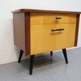 Set vintage nachtkastjes