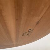 Table extensible danoise ovale en teck, années 60