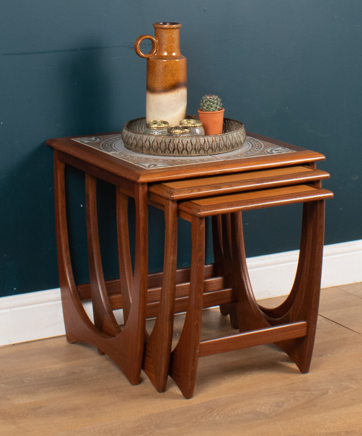 G plan fresco nest of three coffee tables 1960