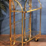 Metal-glass trolley 1970s
