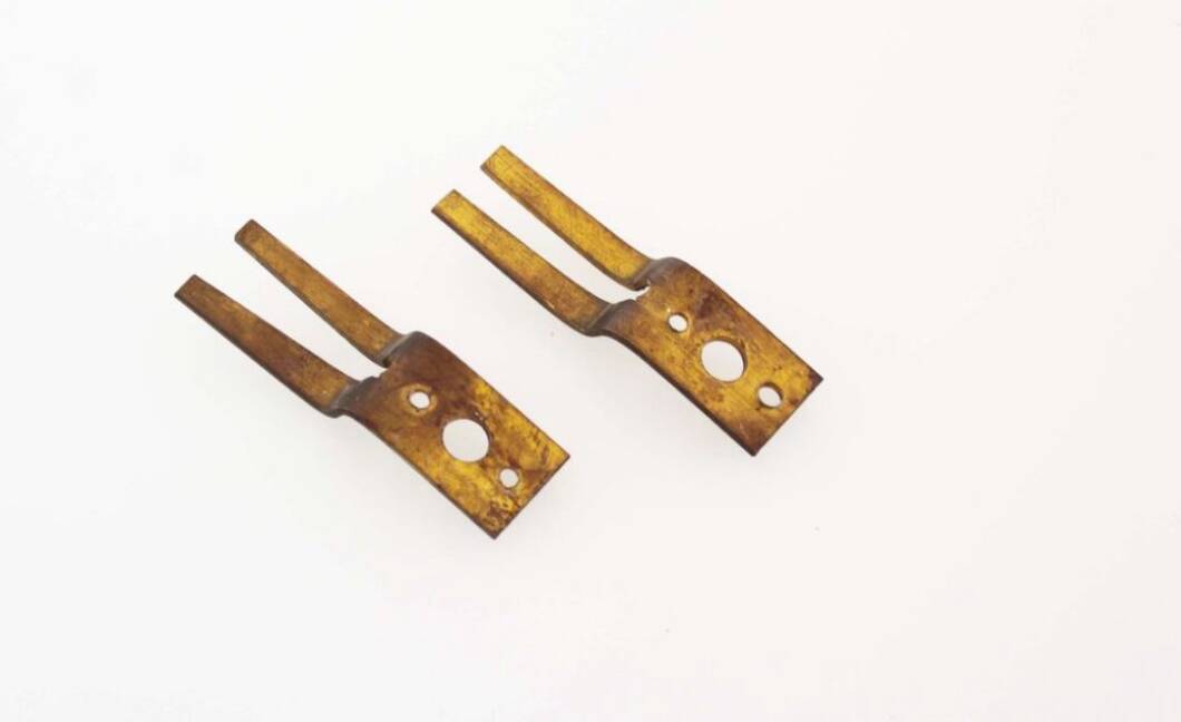 Pair of Italian glass wall lights 1950 by Cristal Arte