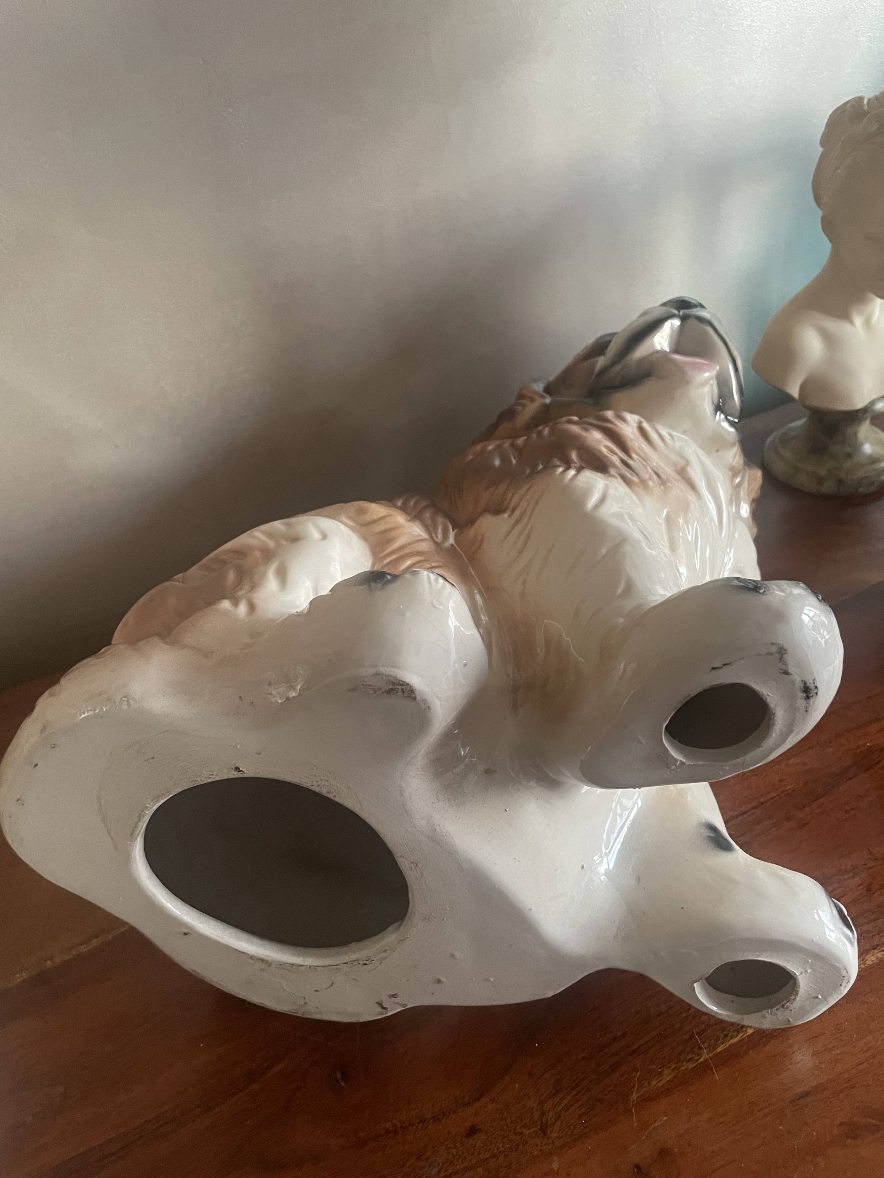 Ceramic St Bernard Dog