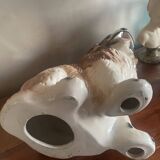 Large ceramic St Bernard dog