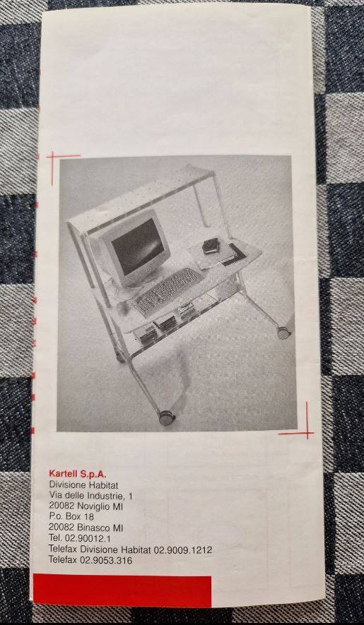 Alberto Meda and Paolo Rizzatto for Kartell desk