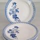 6 plates old earthenware Digoin Sarreguemines model annick vintage