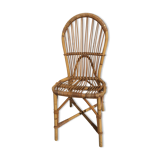 Chaise en rotin d'Audoux-Minnet