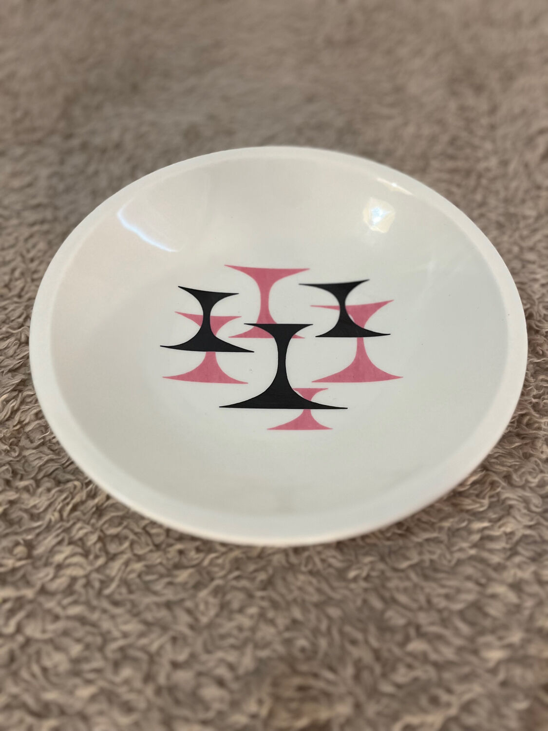 4 hollow plates Gien porcelain