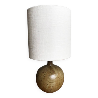 Lampe boule en grès