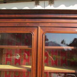 Bookcase old late 19th walnut