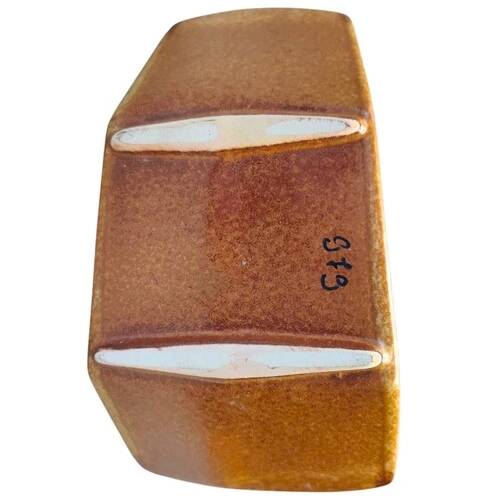 Sculptural ceramic vase by Roberto Rigon for Bertoncello, Italy, 1970s.