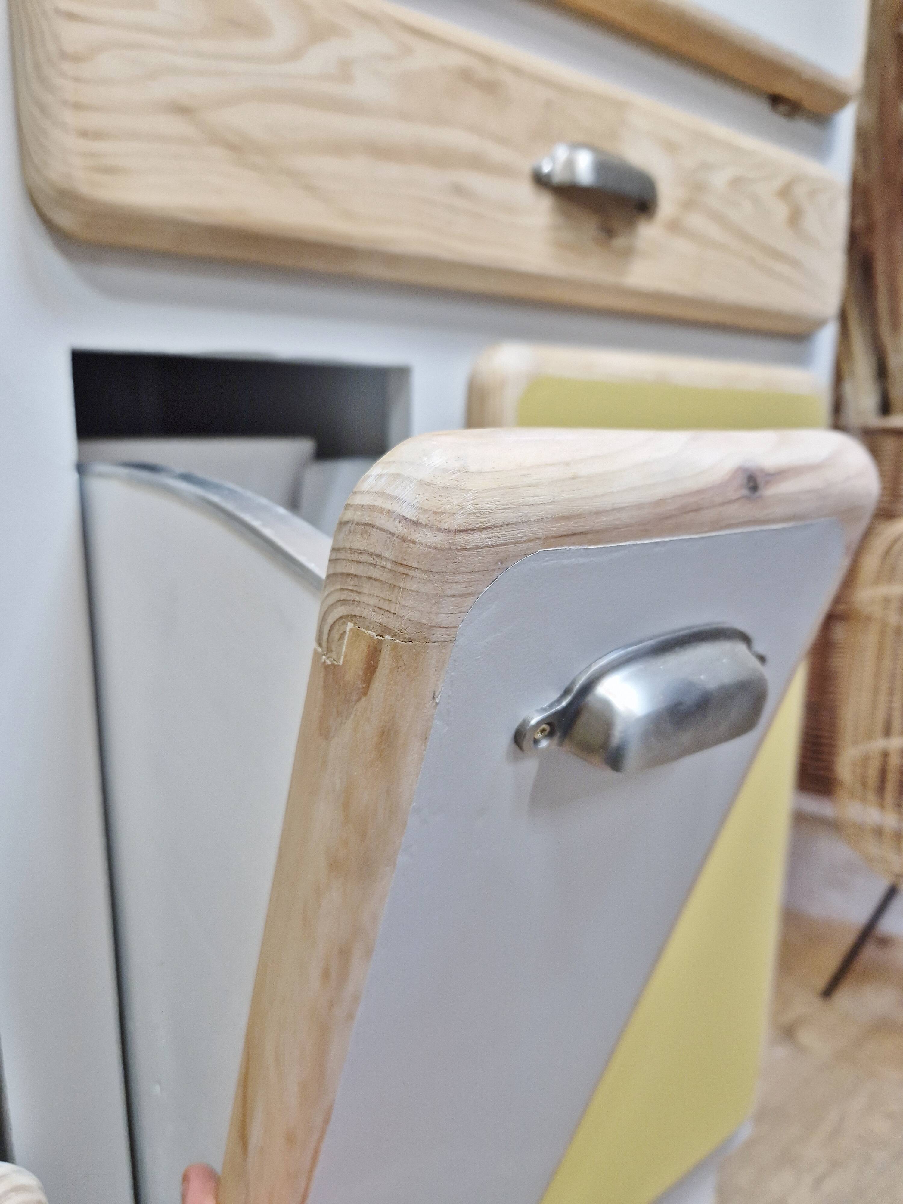 Compact one-piece mado style furniture renovated and revamped from the 1950s