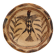 Ancient Berber dish from Kabylie featuring a bird, early 20th century.