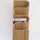 rattan wave wall-mounted magazine holder