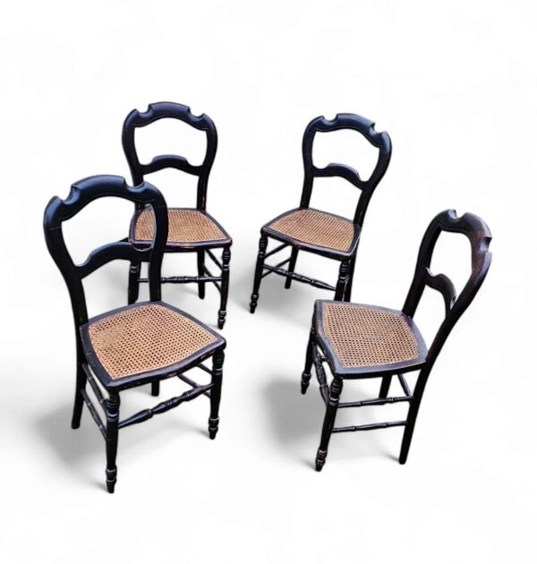 Chaises Napoléon III XIXe siècle / chaises de salle à manger