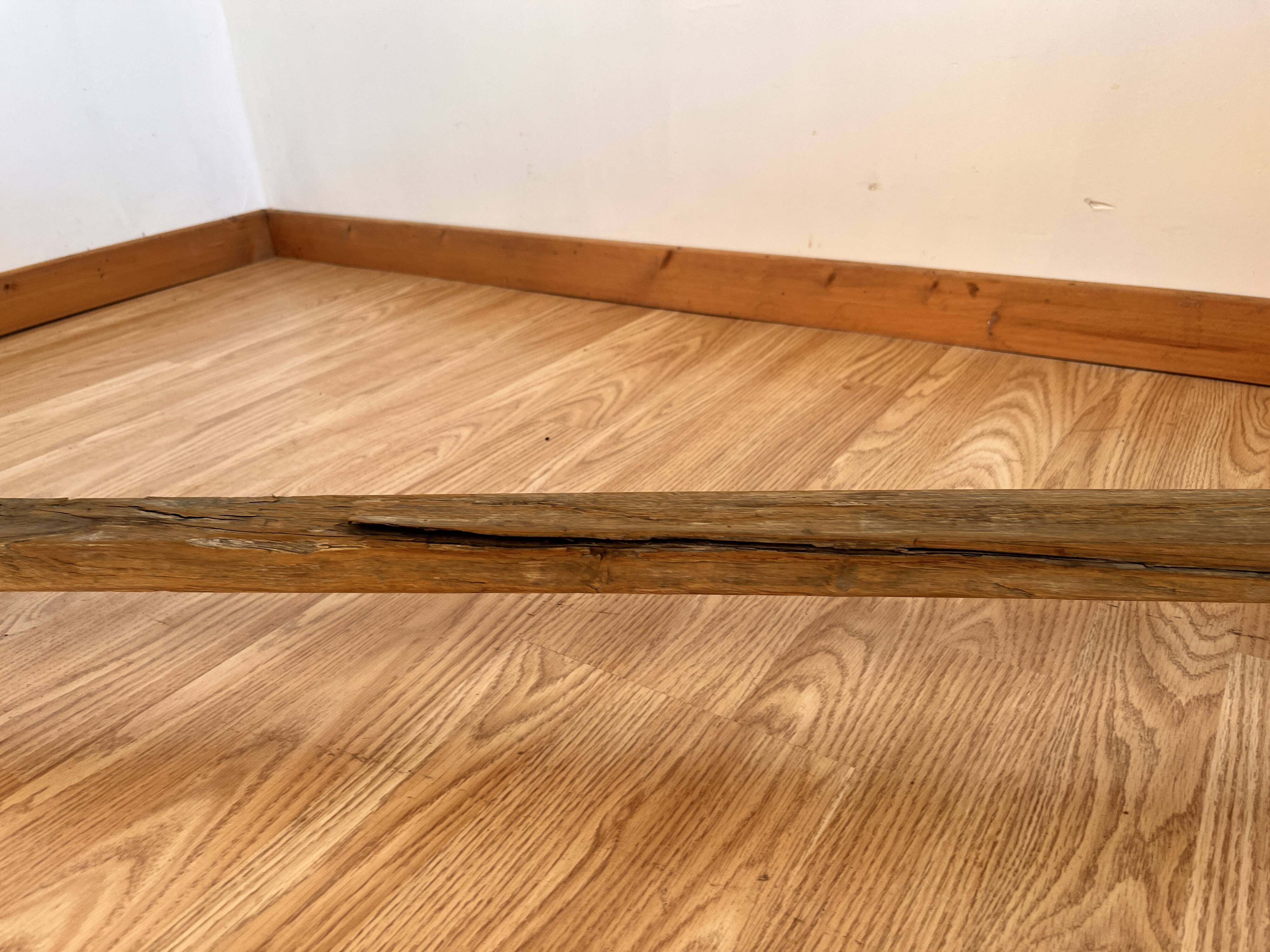 Wooden bench