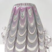 Lilac and Transparent Murano Glass Vase by Alberto Donà, Italy