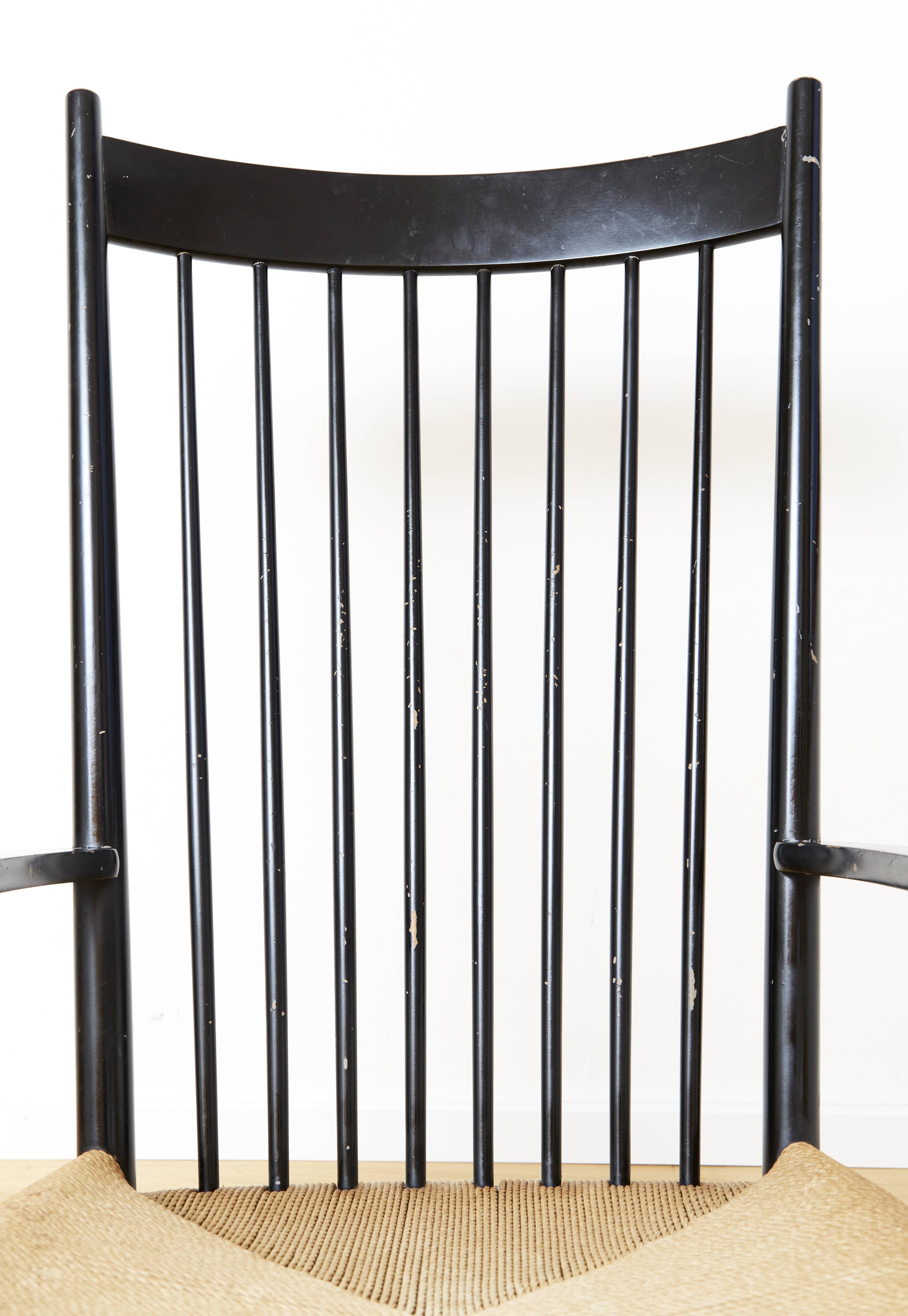 Fauteuil à bascule Hans J.Wegner J16 pour FDB Møbler