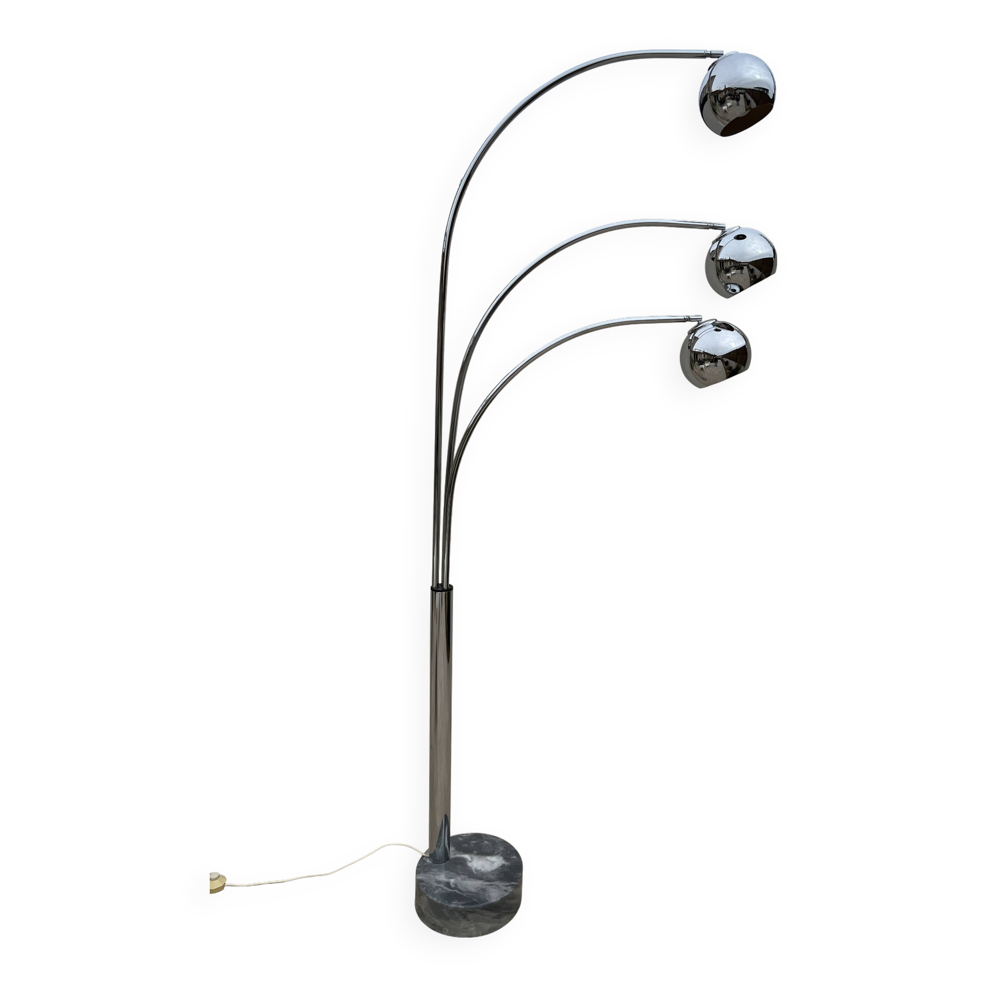 Lily of the valley floor lamp by Reggiani design from the 70s