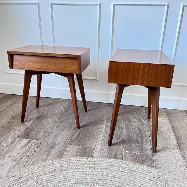 Vintage bedside tables