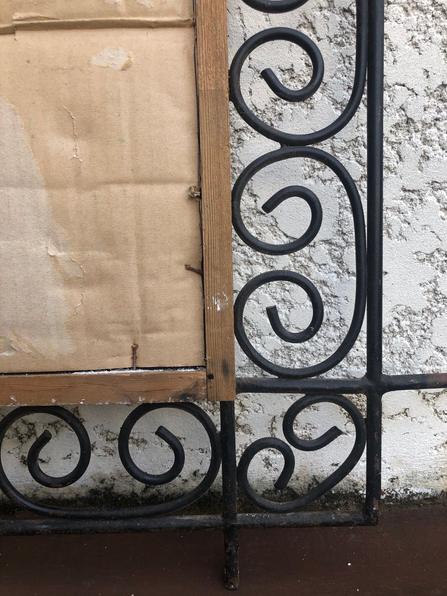 Moroccan mirror in wrought iron  52x62cm