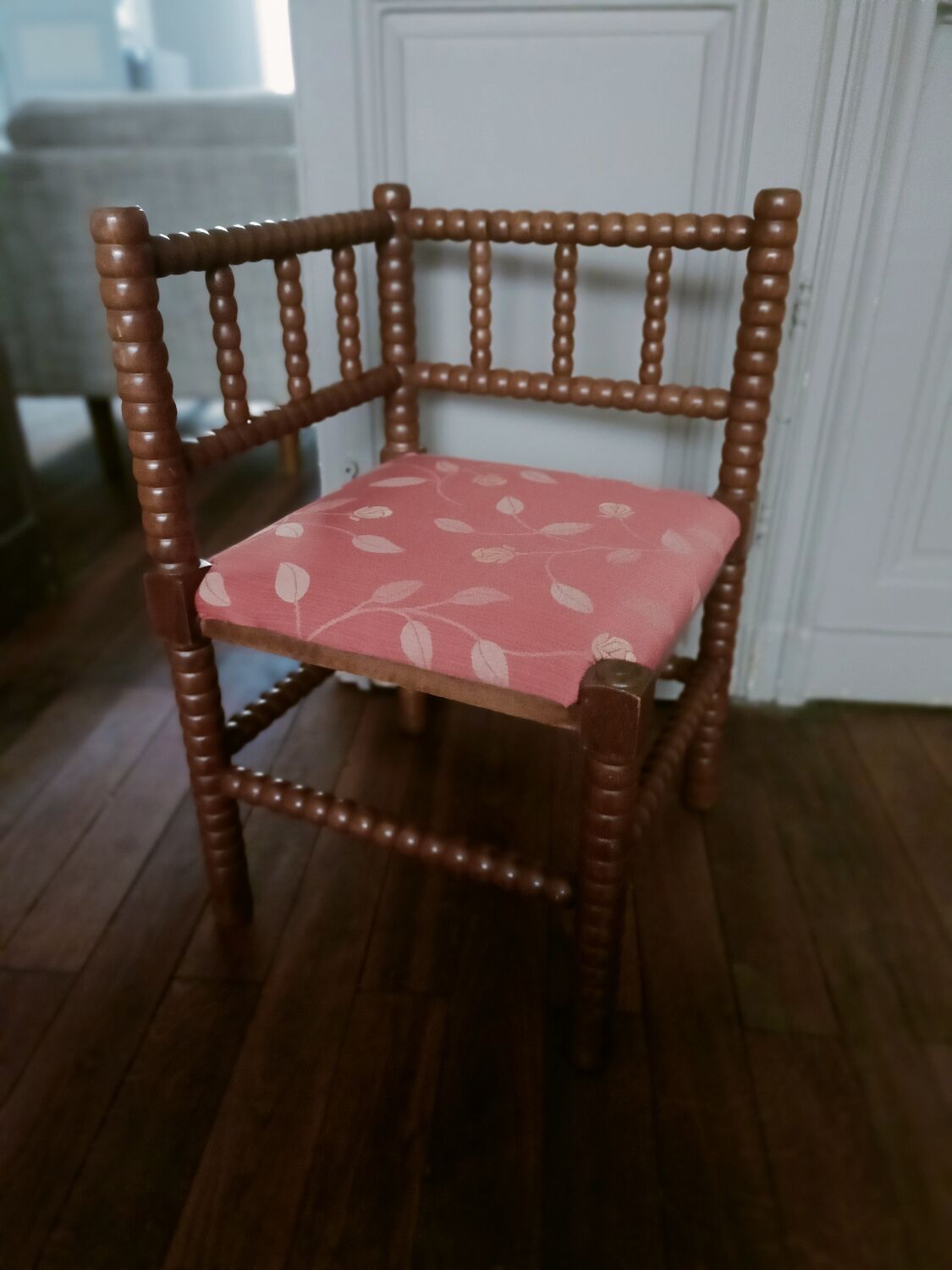 Corner armchair, fireside