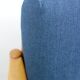 Walter knoll relax armchair 1960s in blue fabric