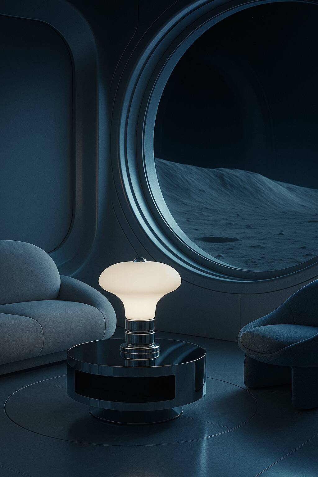 Murano globe design lamp 1970s