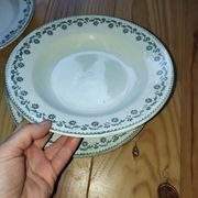 Assiettes Creuses “Georgette” Terre de Fer (6 pièces)
