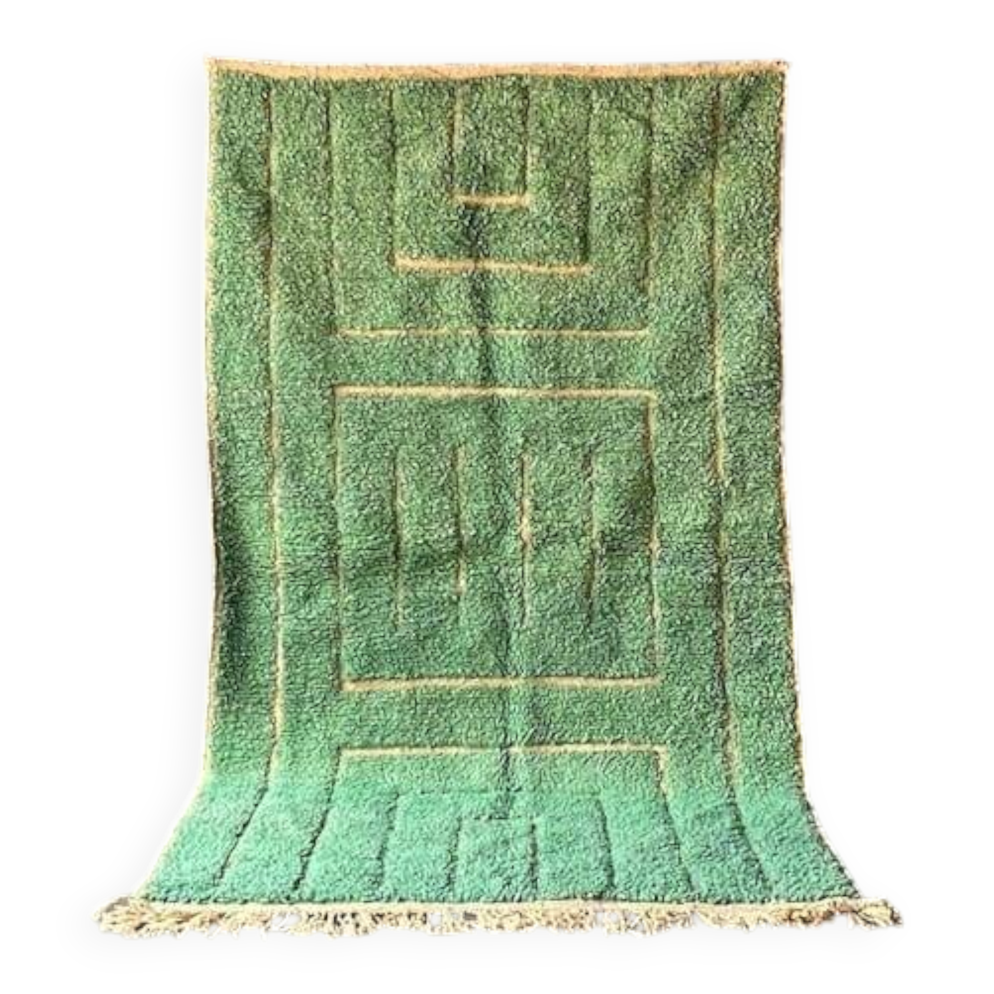 Beni Ouraine wool rug, size 100 x 200 cm
