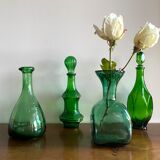 Old glass decanter from the 70s
