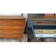 Commode type scandinave sunshine pied compas