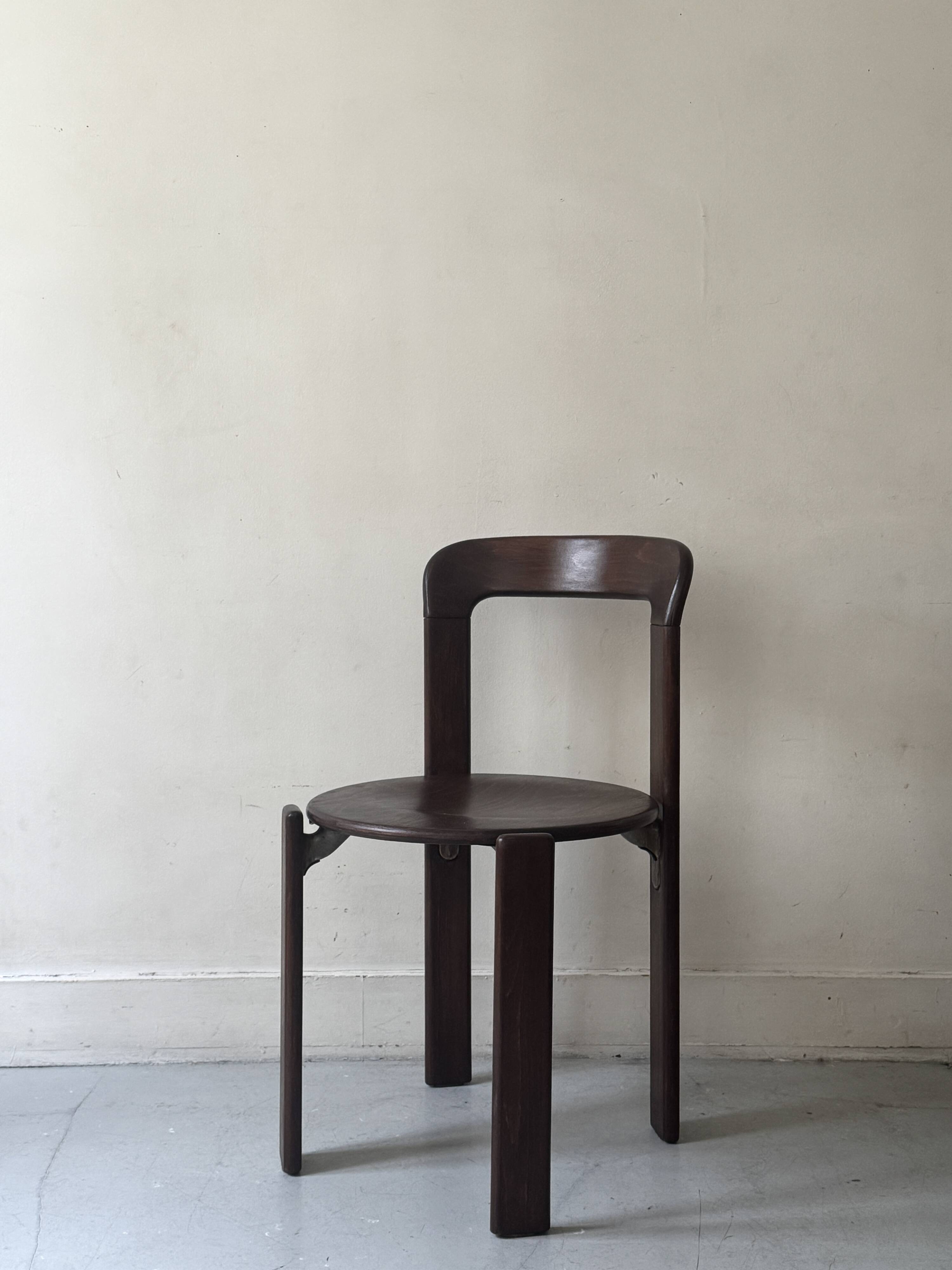 Chaise en bois de hêtre 3300 par Bruno Rey, Suisse 1970