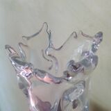 Large Schneider crystal vase