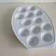 White porcelain snail dish