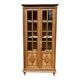 Oak display cabinet