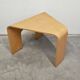 Postmodern side table made of beech plywood by Ekornes Stressless from the 1980s.