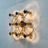 Vintage German wall lamp Hollywood Regency by Gaetano Sciolari for Leola, 1970s.