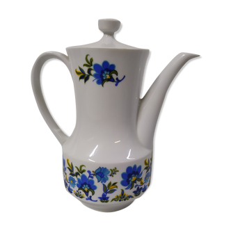 Cafetière " fleurs bleues " théière - porcelaine