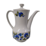 Coffee maker "blue flowers" teapot - porcelain