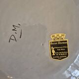 2 plates Signed Martres Tolosane Bird