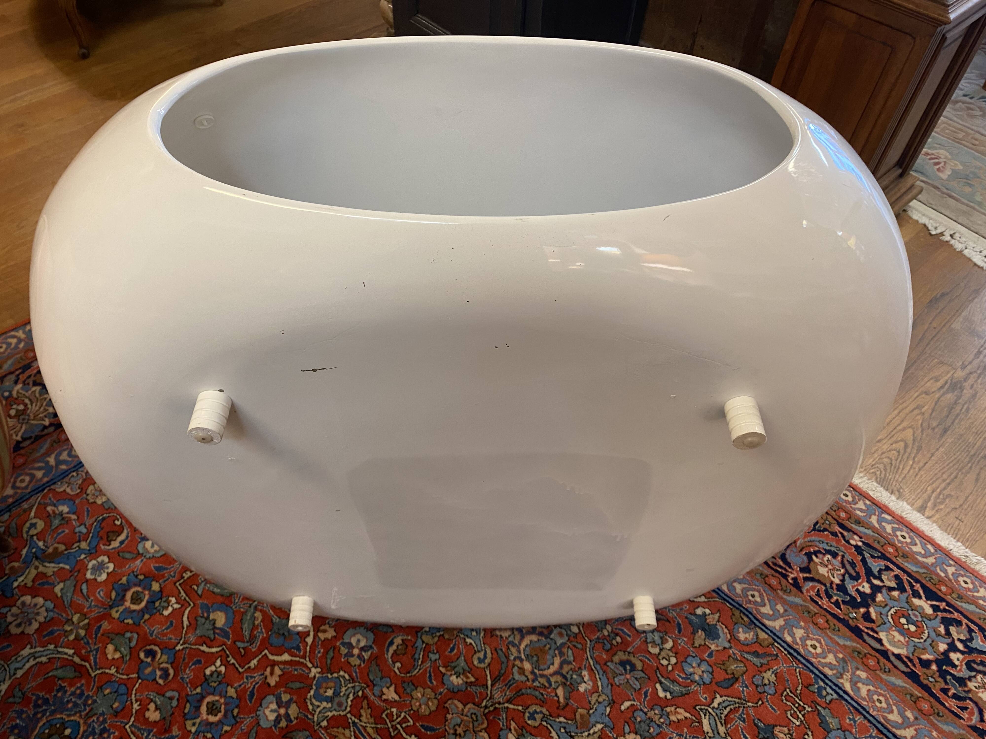 80s fiberglass coffee table