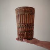 Large ceramic vase signed marius bessone vallauris 1950
