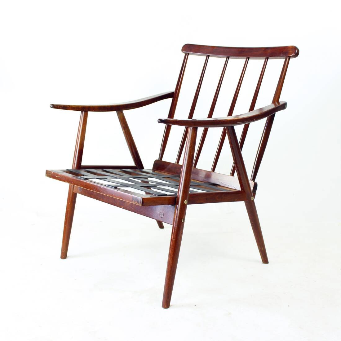 Boomerang Armchair By Ton, Czechoslovakia 1960s