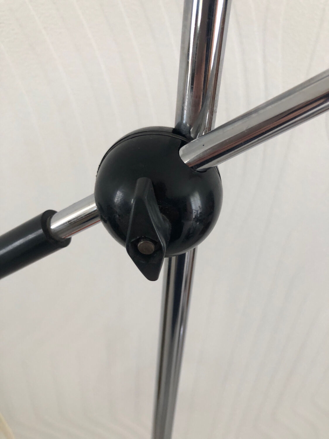 Lampadaire orange de gura leuchten 1960