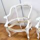 Old fully restored shepherdess armchair
