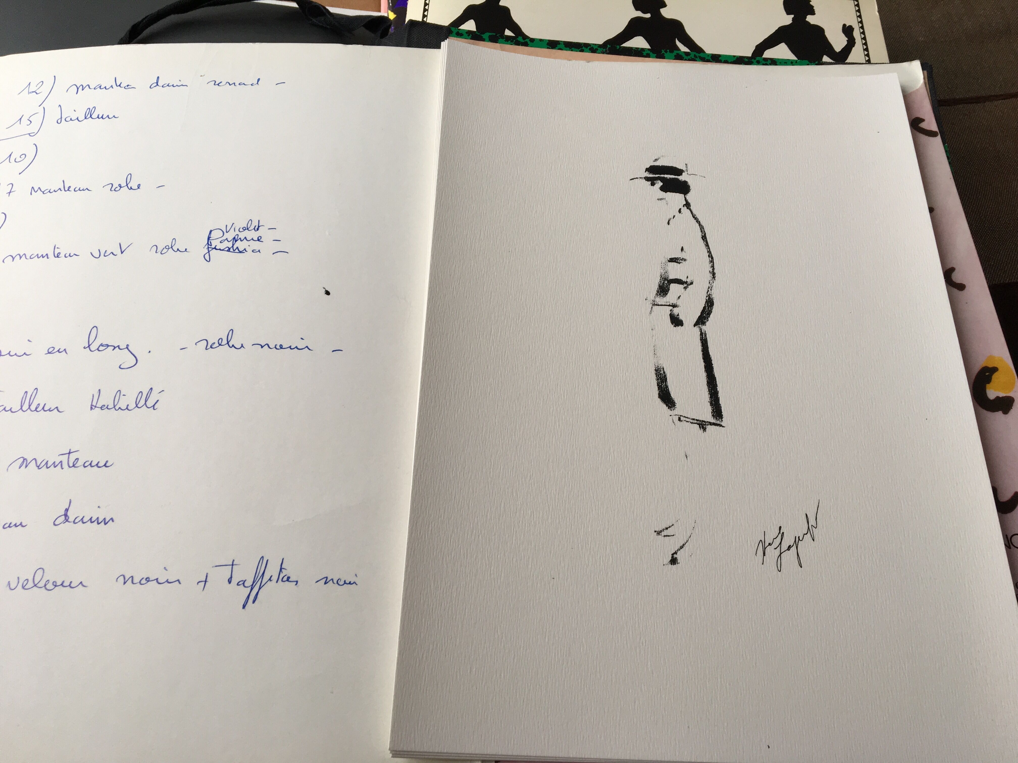 Stunning Chanel Illustration by Karl Lagerfeld