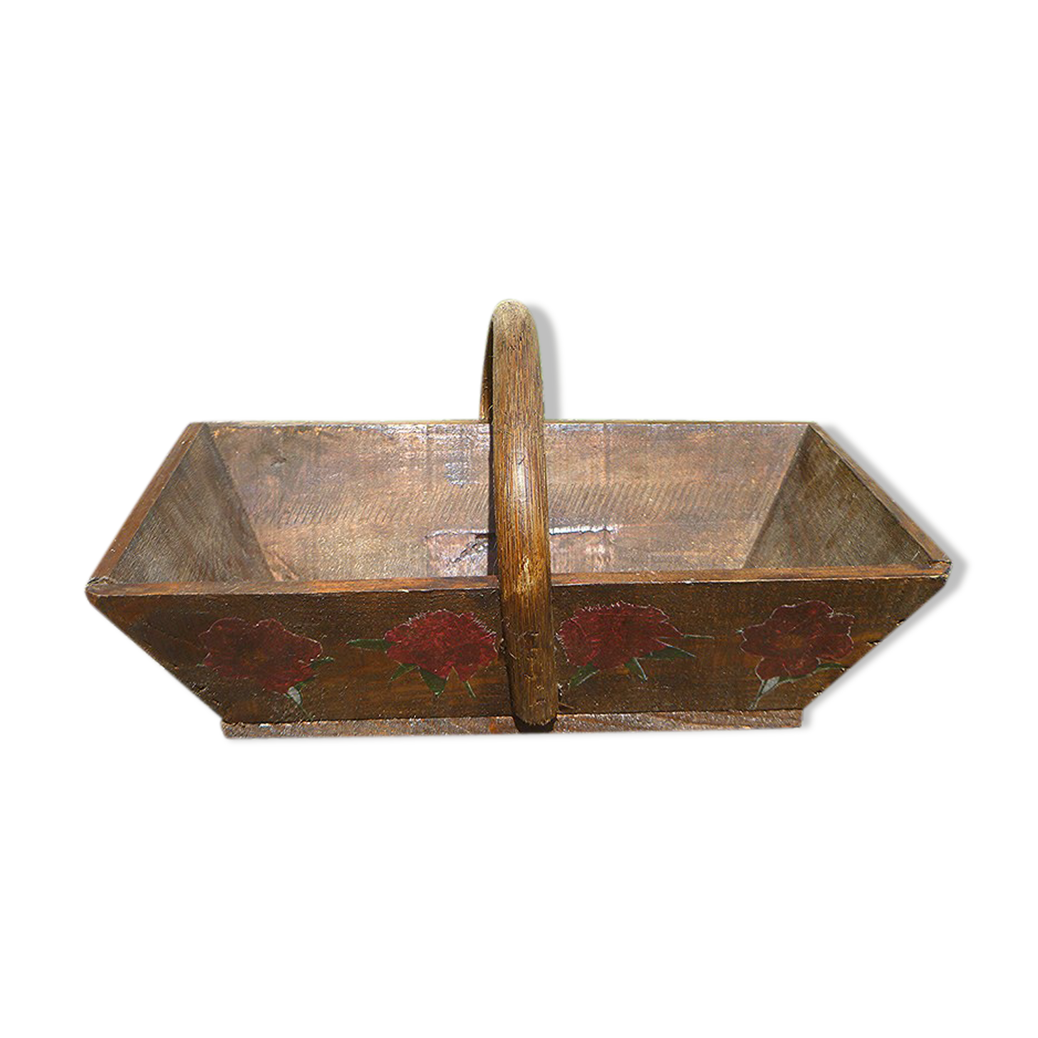 farm basket, harvest, old