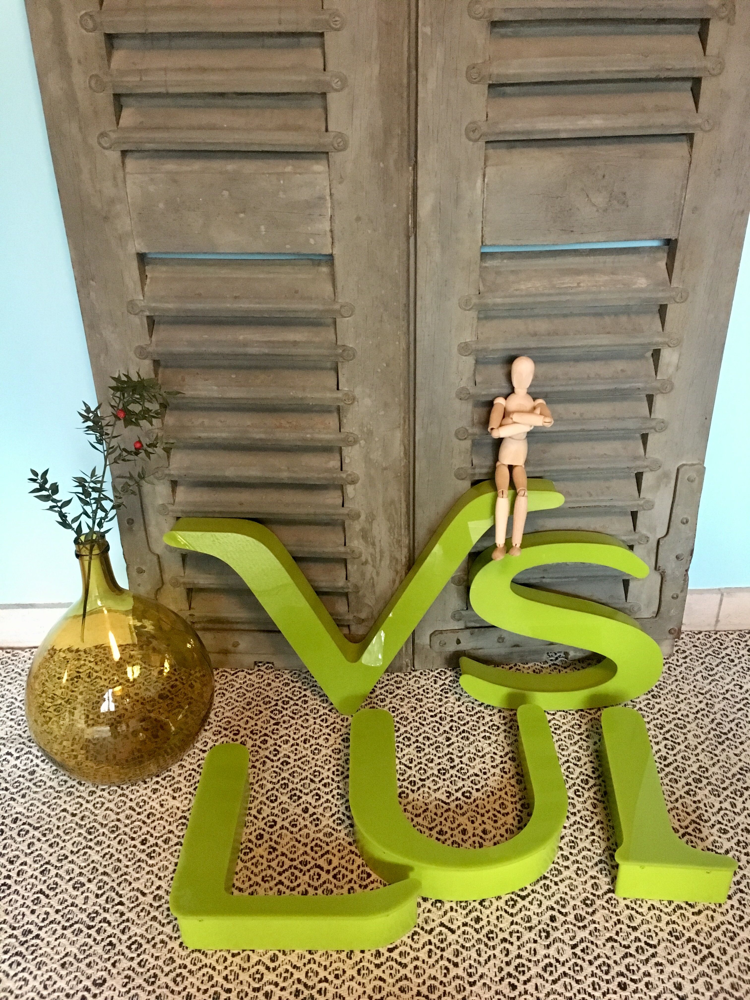 Letter of vintage sign