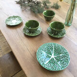 "Cabbage" Bowl and plate set